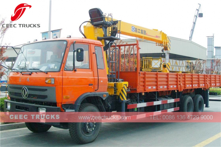 Telescopic 14T mounted boom crane trucks