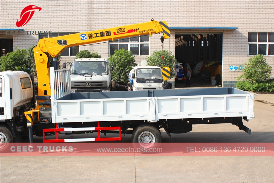 BEIBEN 5 T truck mounted crane lorry trucks