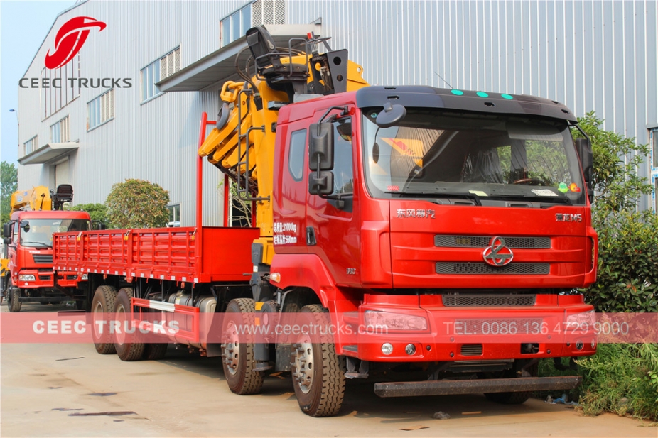 Xe cẩu cần cẩu 25 T dongfeng