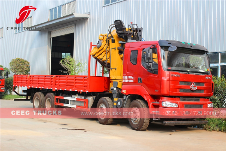 Xe cẩu cần cẩu 25 T dongfeng