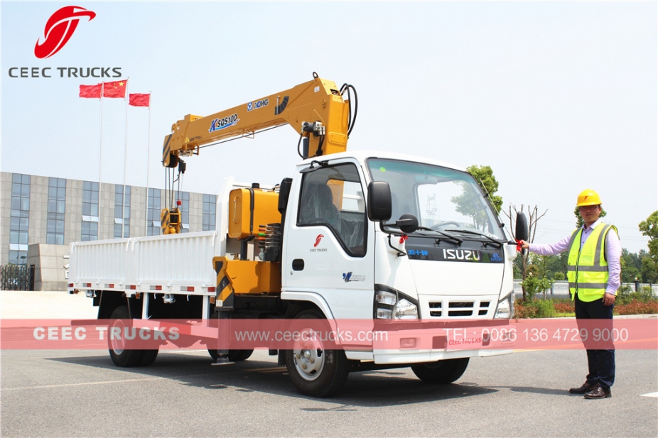 Best ISUZU 4 T truck mounted crane trucks