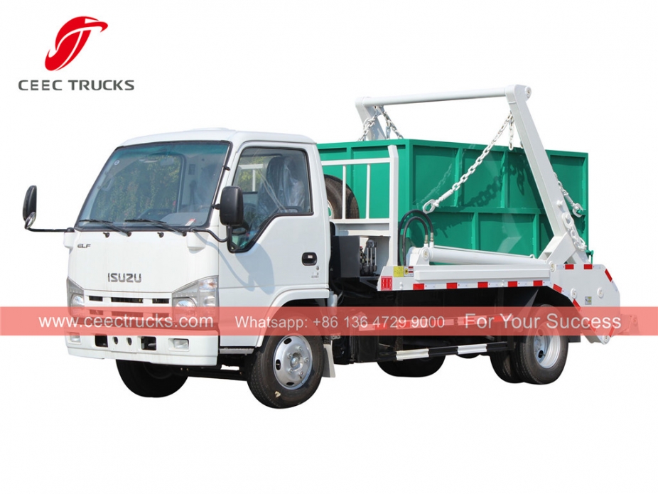 Xe chở rác cánh tay ISUZU 4CBM