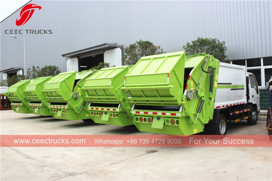 ISUZU 5cbm garbage compactor truck