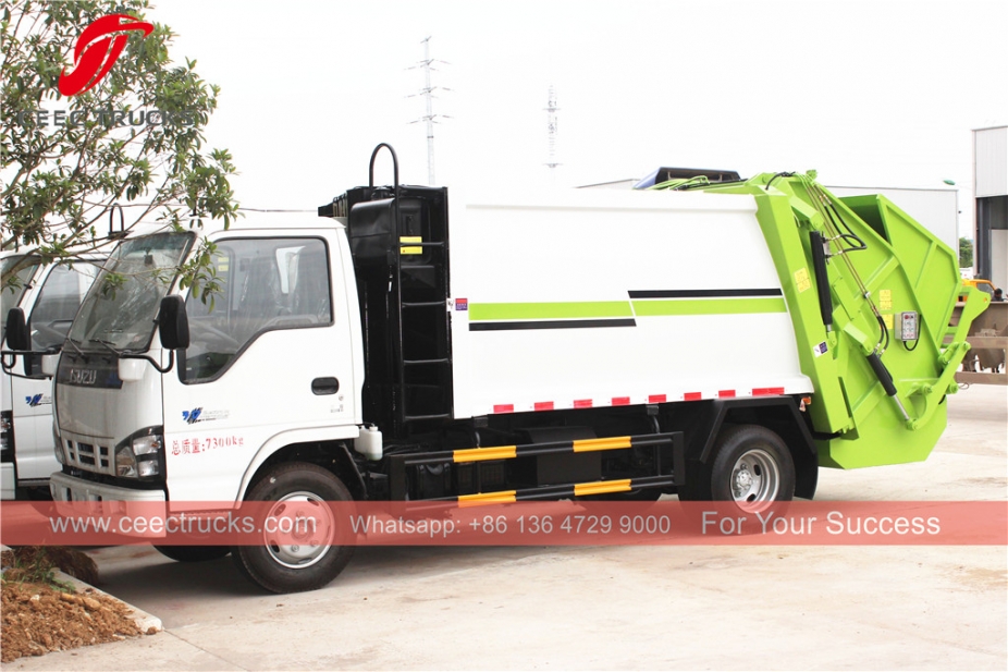 ISUZU 5cbm garbage compactor truck