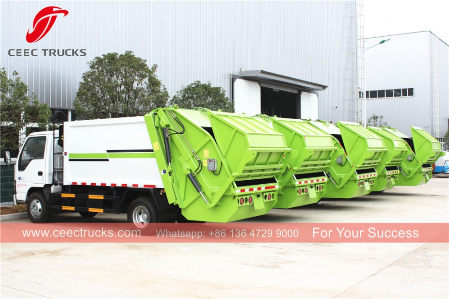 ISUZU 5cbm garbage compactor truck