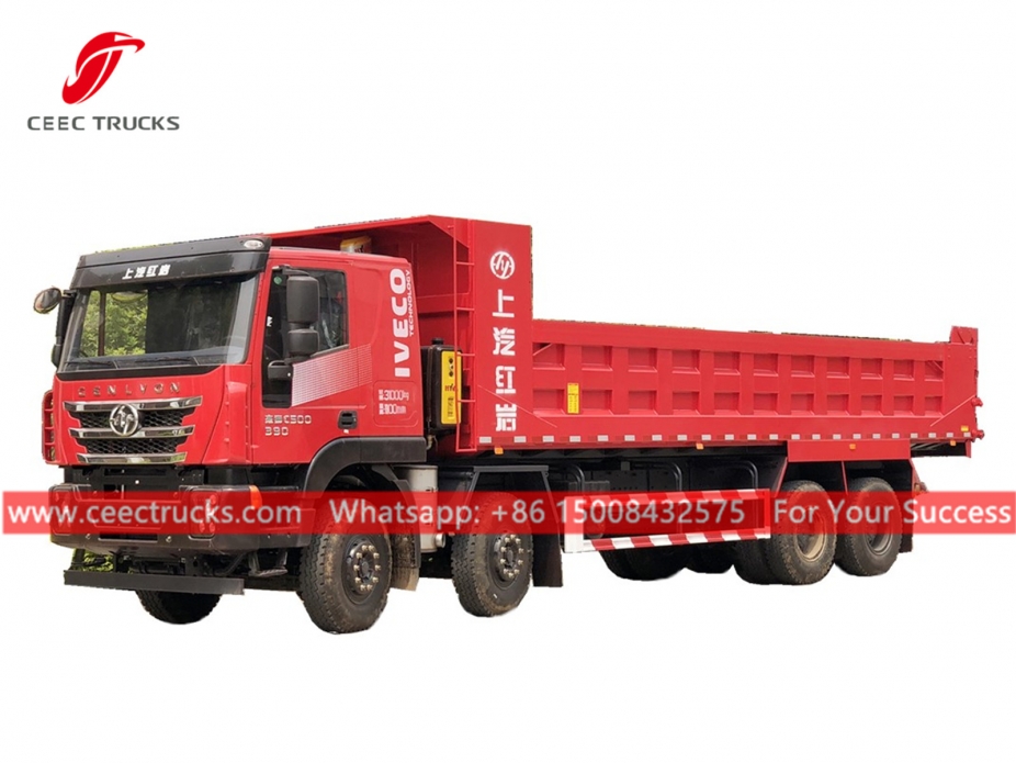 Xe ben 8x4 IVECO Genlyon