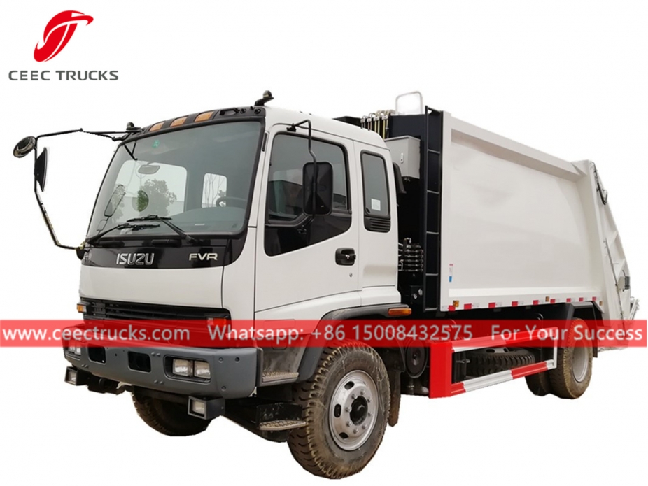 12 xe thu gom rác CBM ISUZU