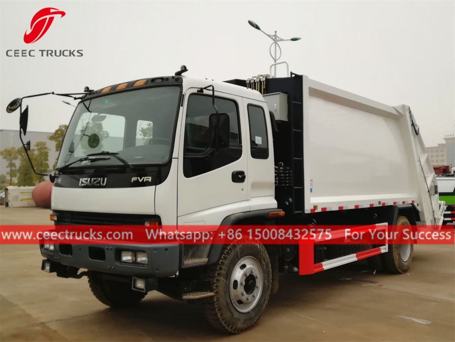 12 xe thu gom rác CBM ISUZU