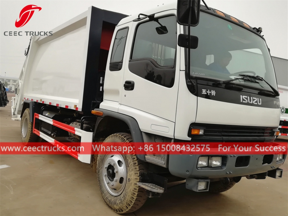 12 xe thu gom rác CBM ISUZU