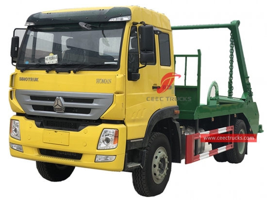 SINOTRUK 10CBM Skip Loader truck to Africa