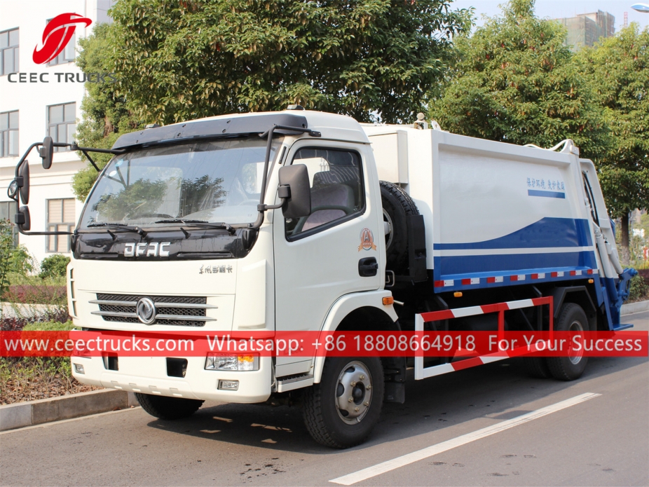 Máy đầm xúc lật phía sau 7CBM Dongfeng