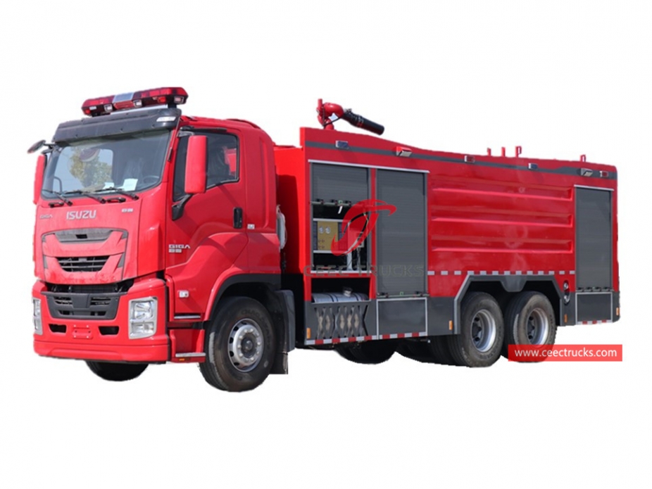 10,000L Dry Powder Fire Truck - CEEC Trucks