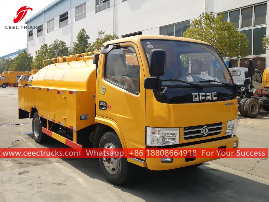 Xe tải phun nước thải 4CBM DONGFENG