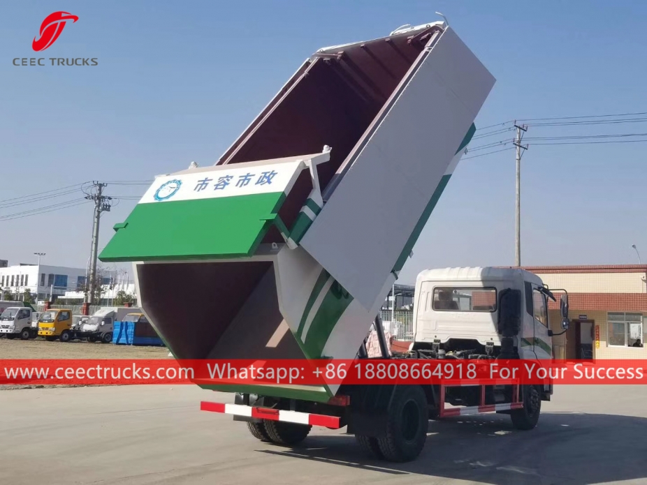 Máy xúc rác thủy lực 12CBM DONGFENG