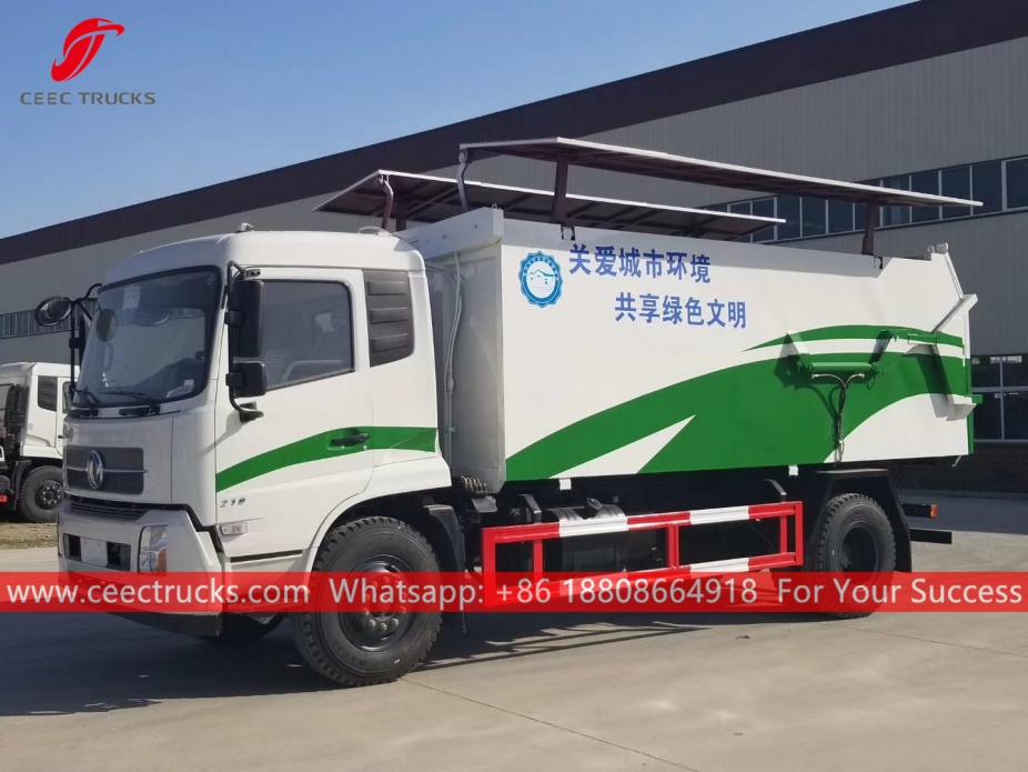 Máy xúc rác thủy lực 12CBM DONGFENG