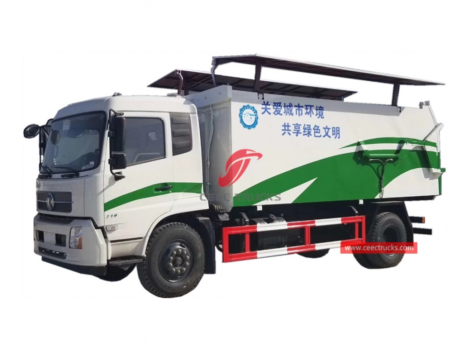 Máy xúc rác thủy lực 12CBM DONGFENG