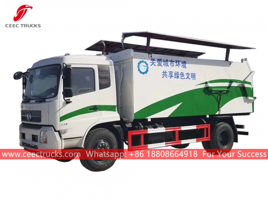 Máy xúc rác thủy lực 12CBM DONGFENG