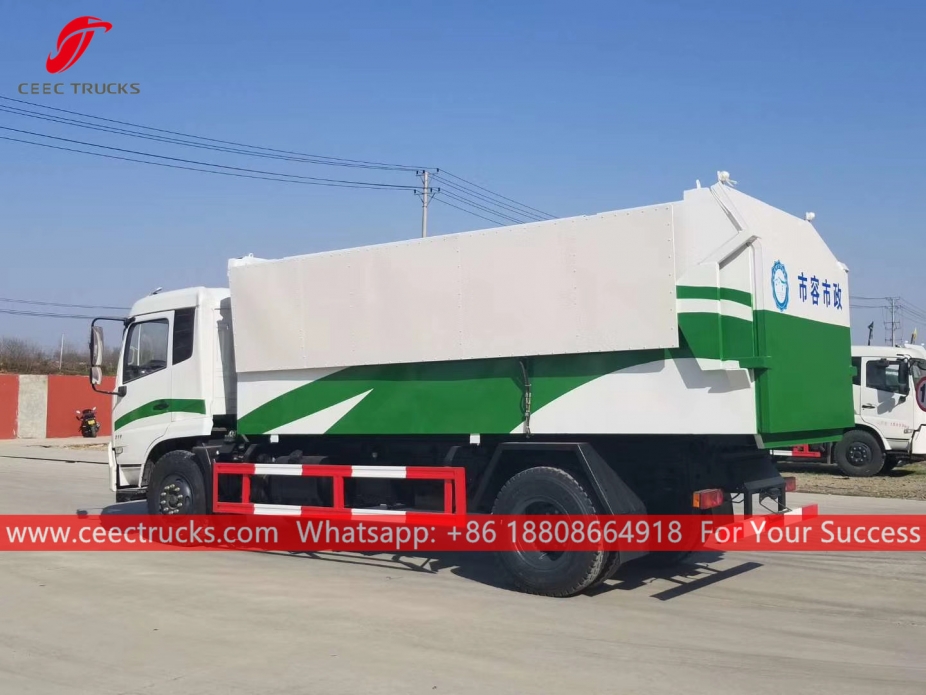 Máy xúc rác thủy lực 12CBM DONGFENG