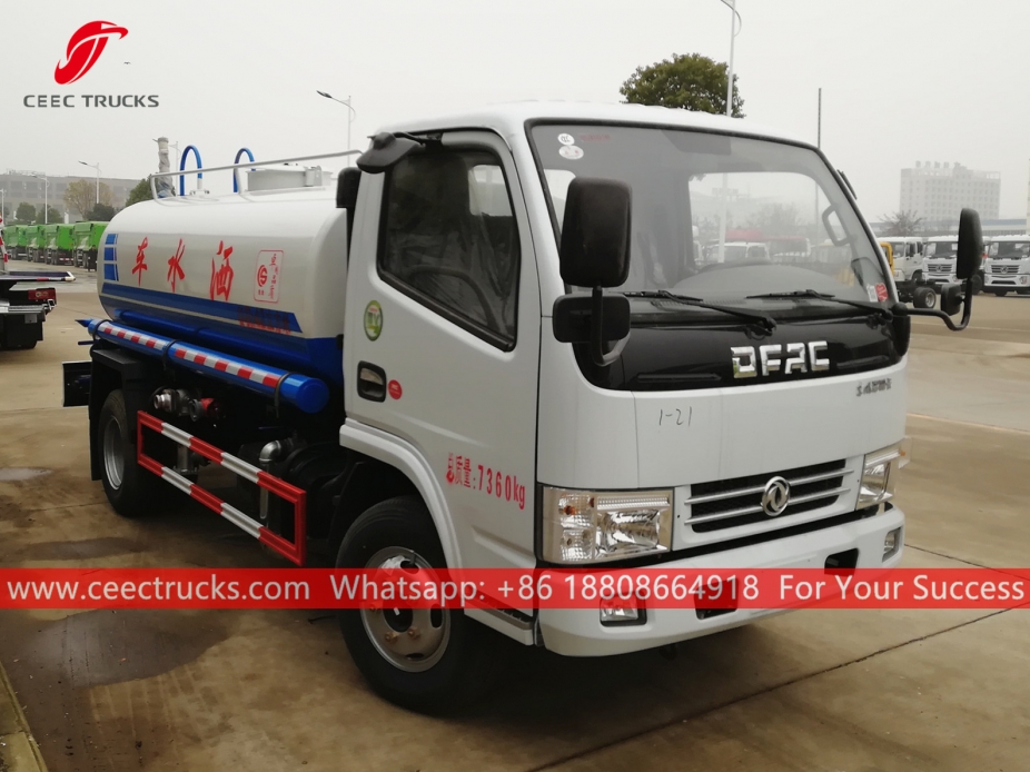 Xe tải vận tải nước 4 CBM DONGFENG