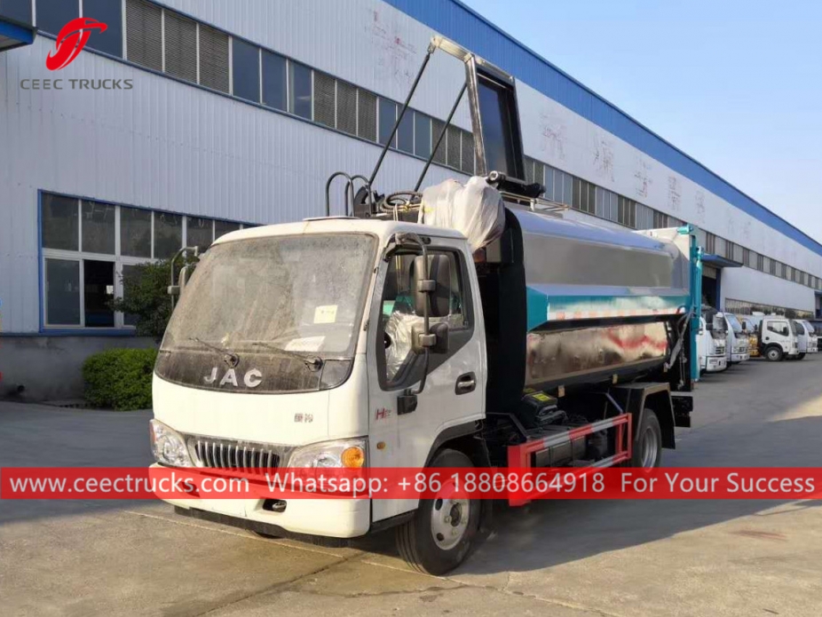 Xe chở rác nhà bếp 5.000L JAC