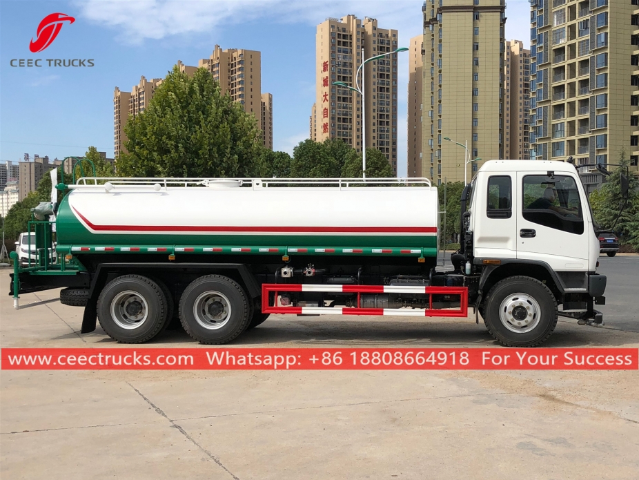 Xe tưới nước ISUZU 15CBM