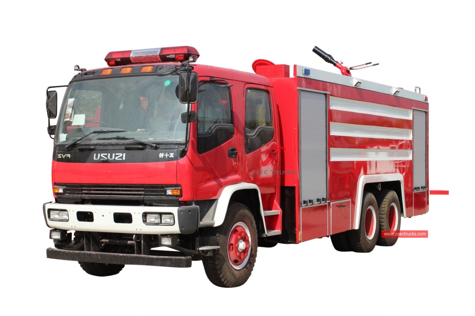 ISUZU FVZ Foam Fire Truck - CEEC Trucks