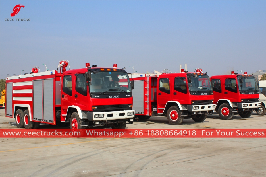 Xe chữa cháy bọt ISUZU FVZ