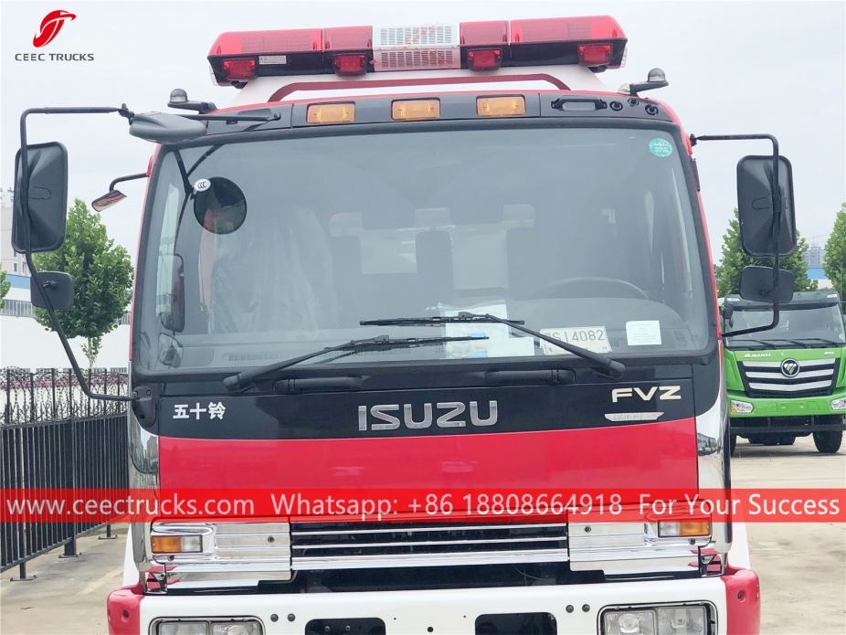 Xe chữa cháy bọt nước ISUZU 12CBM