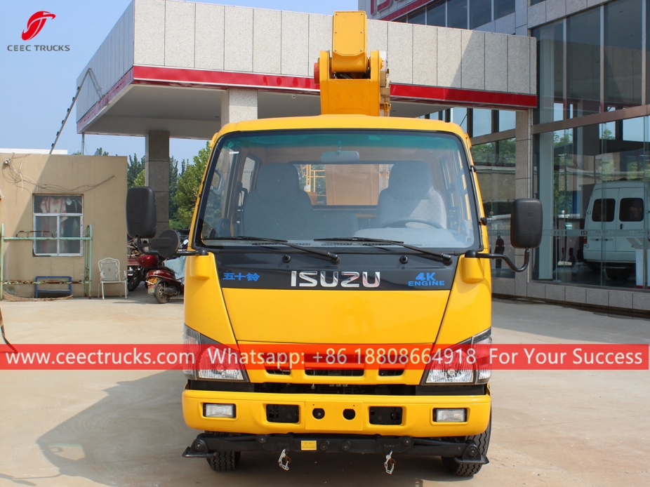 Xe tải cần ống lồng ISUZU 20m