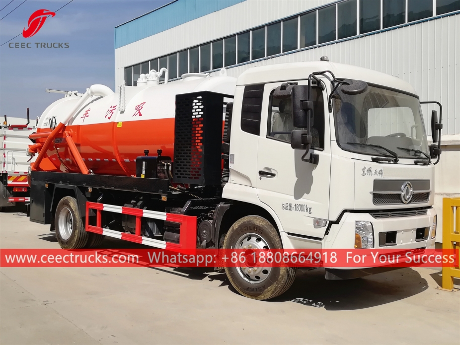 Xe hút nước thải 11.000 lít DONGFENG