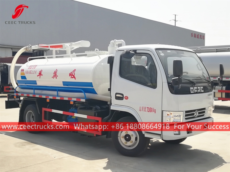 Xe hút tự hoại 4.500 lít DongFeng