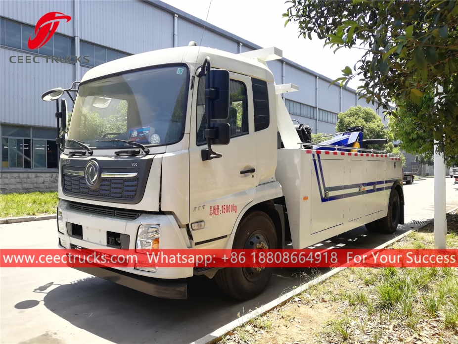 Xe tải phá hủy đường DONGFENG