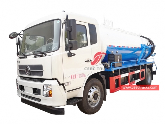 10CBM Vacuum Sewage Tank Truck DONGFENG - CEEC Trucks