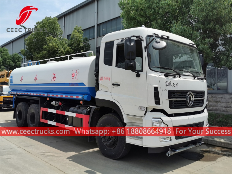 Xe tải tưới nước Dongfeng 6x4