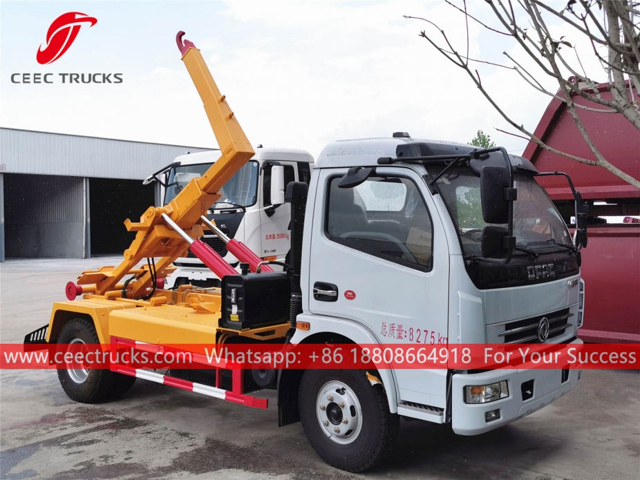 Xe chở rác cánh tay Dongfeng Hook