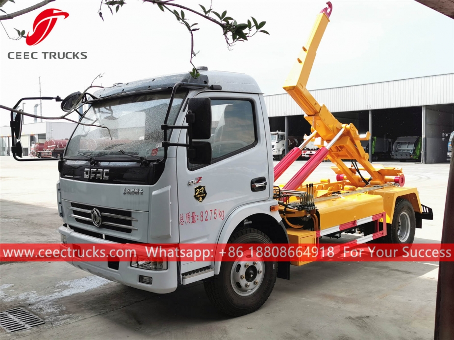 Xe chở rác cánh tay Dongfeng Hook