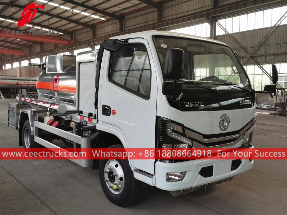 Xe tải cung cấp nhiên liệu 2CBM Dongfeng