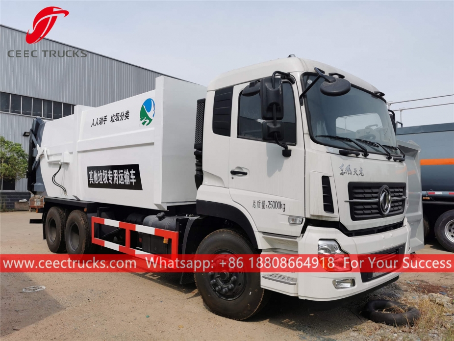 Máy thu gom rác Dongfeng 18CBM