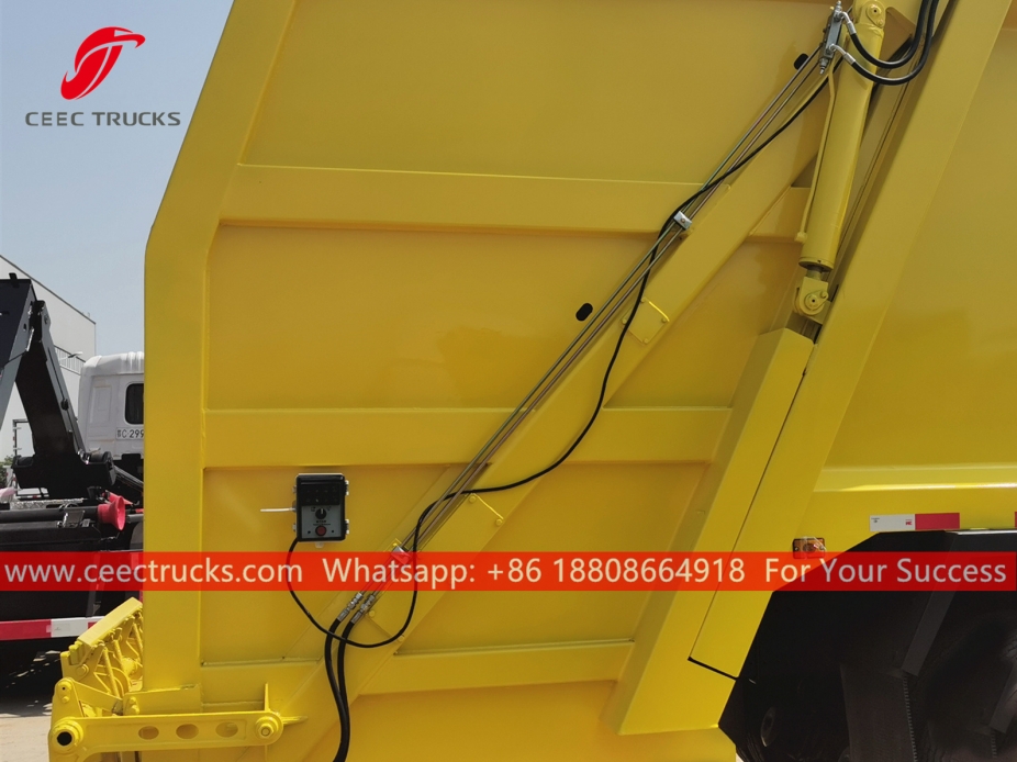 european standard 20,000 liters refuse compactor truck superstructure