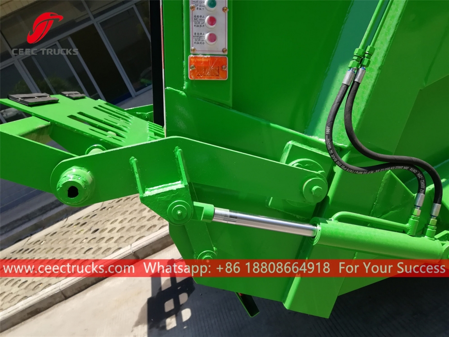 european standard 10,000 liters compressed garbage truck body