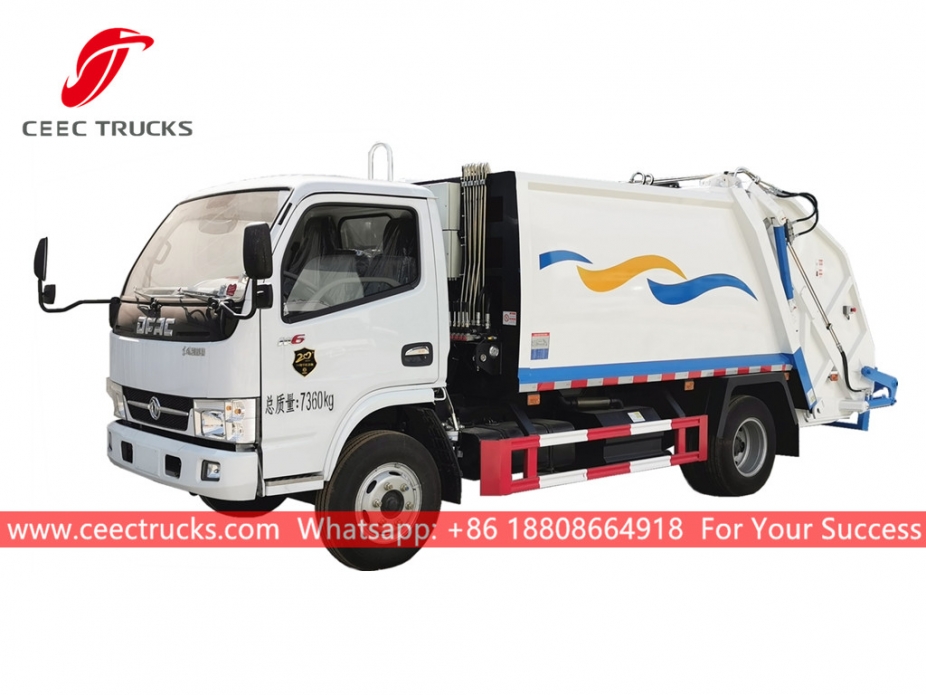 Xe chở rác quay lại Dongfeng 6CBM