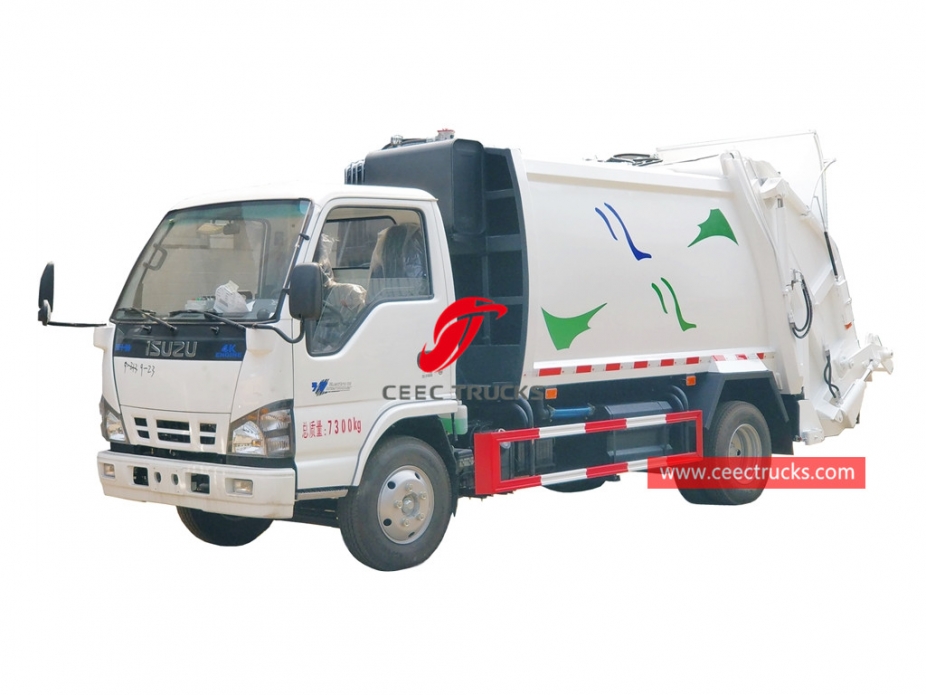 Xe chở rác phía sau ISUZU 6CBM
