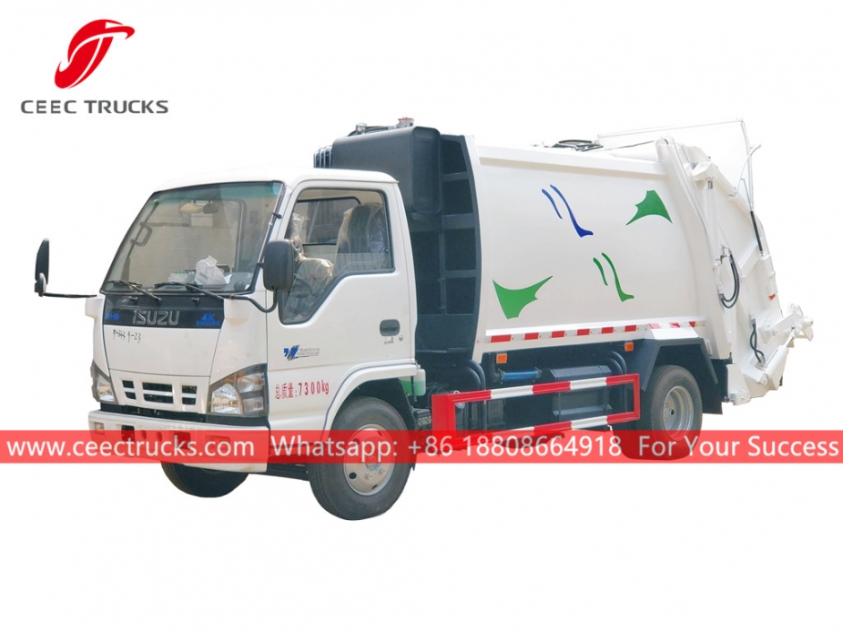 Xe chở rác phía sau ISUZU 6CBM