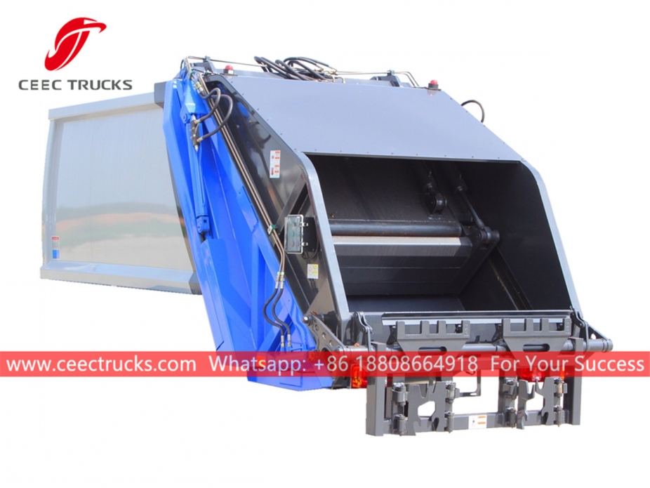 High quality 5,000 liters waste compressor truck upper body