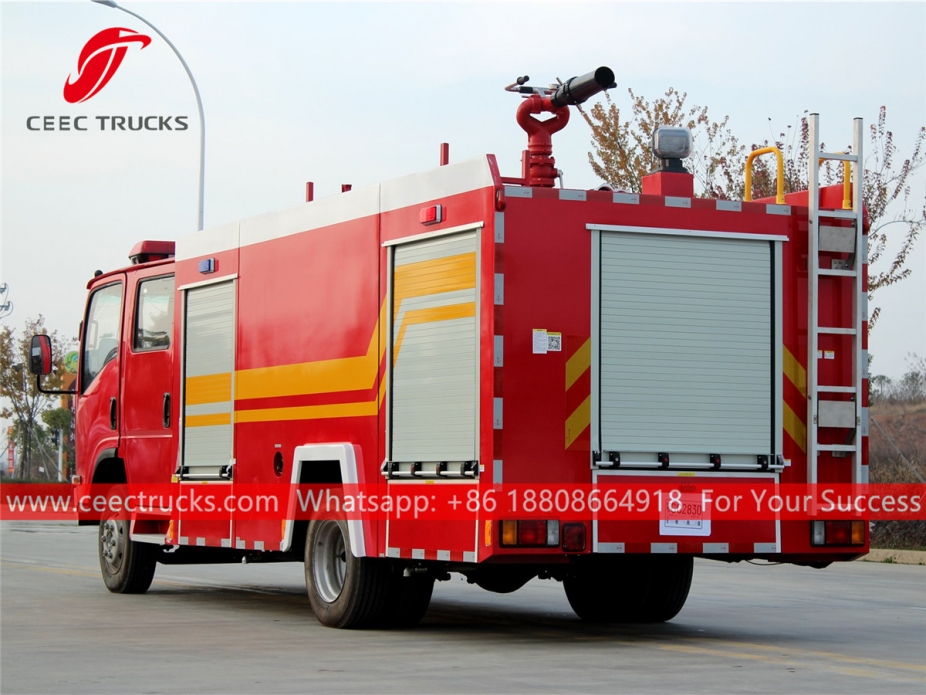 ISUZU 4+1CBM fire fighting truck