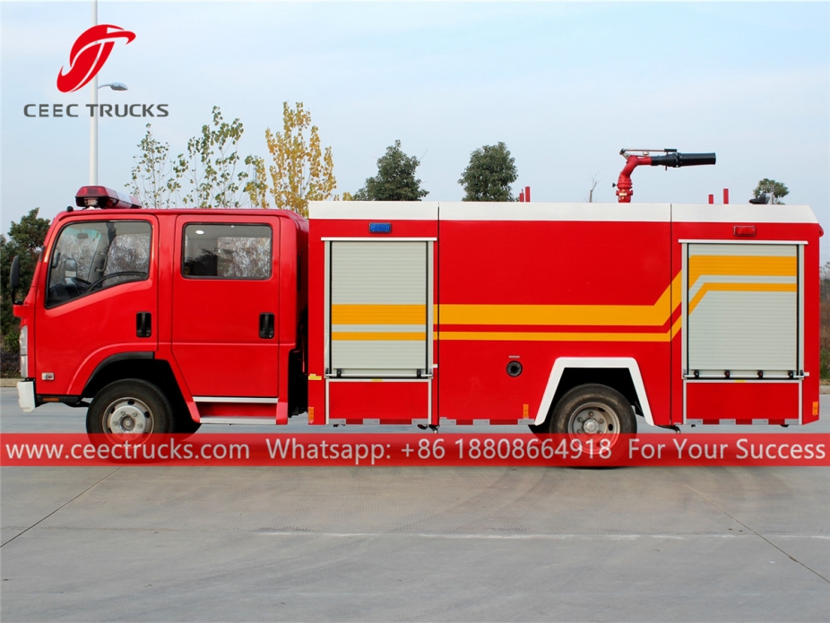 ISUZU 4+1CBM fire fighting truck