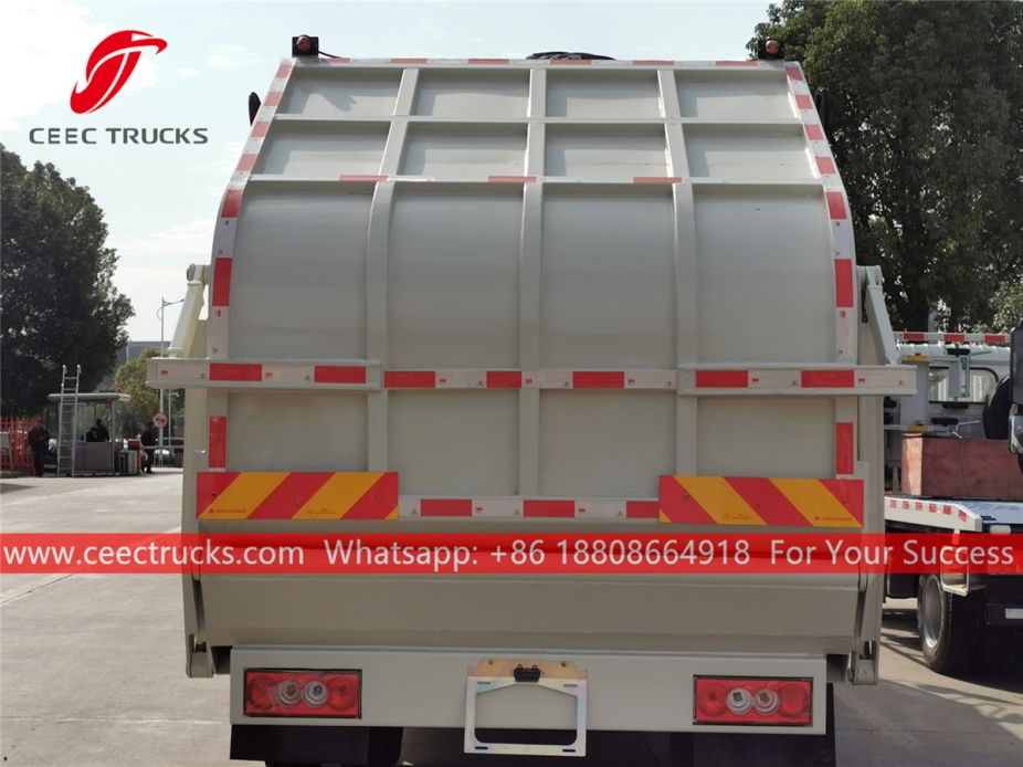 New designed 8,000 liters compression rubbish truck body