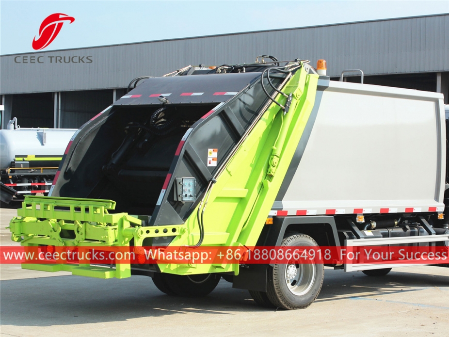 European standard 5,000 liters refuse compression truck body kit