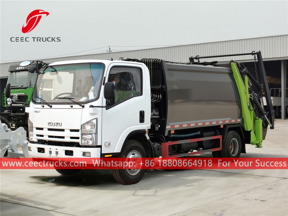 ISUZU Garbage compressor truck for sale