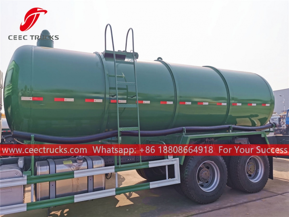 HOWO 336HP 20,000liters vacuum tanker truck